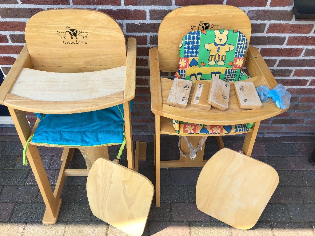 2 Bambino verstelbare kinderstoelen GRATIS, Kinderen en Baby's, Ophalen, Gebruikt, Meegroeistoel