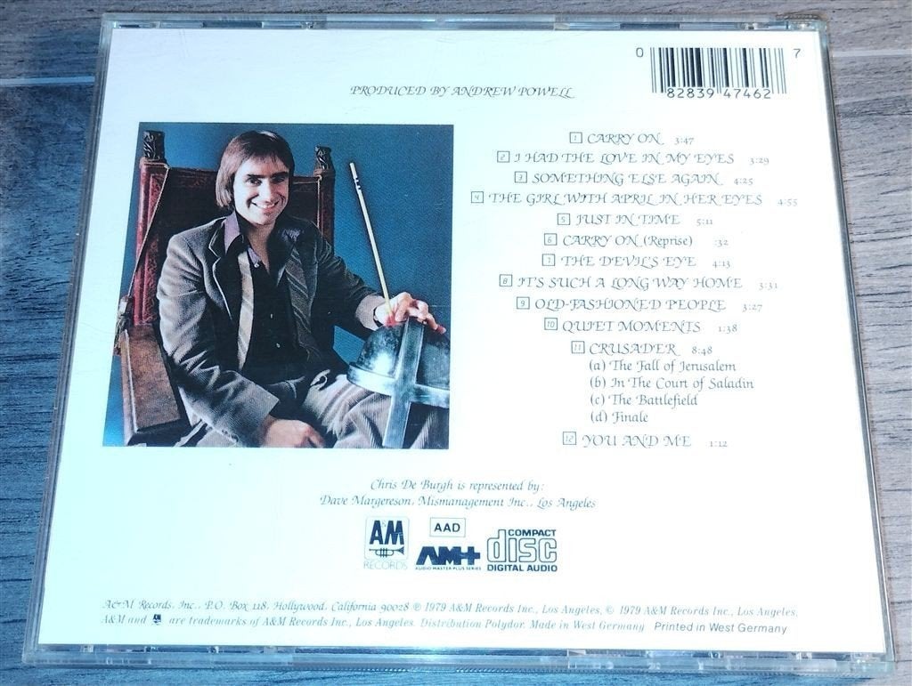 Chris de Burgh - Crusader, Ophalen of Verzenden, Zo goed als nieuw