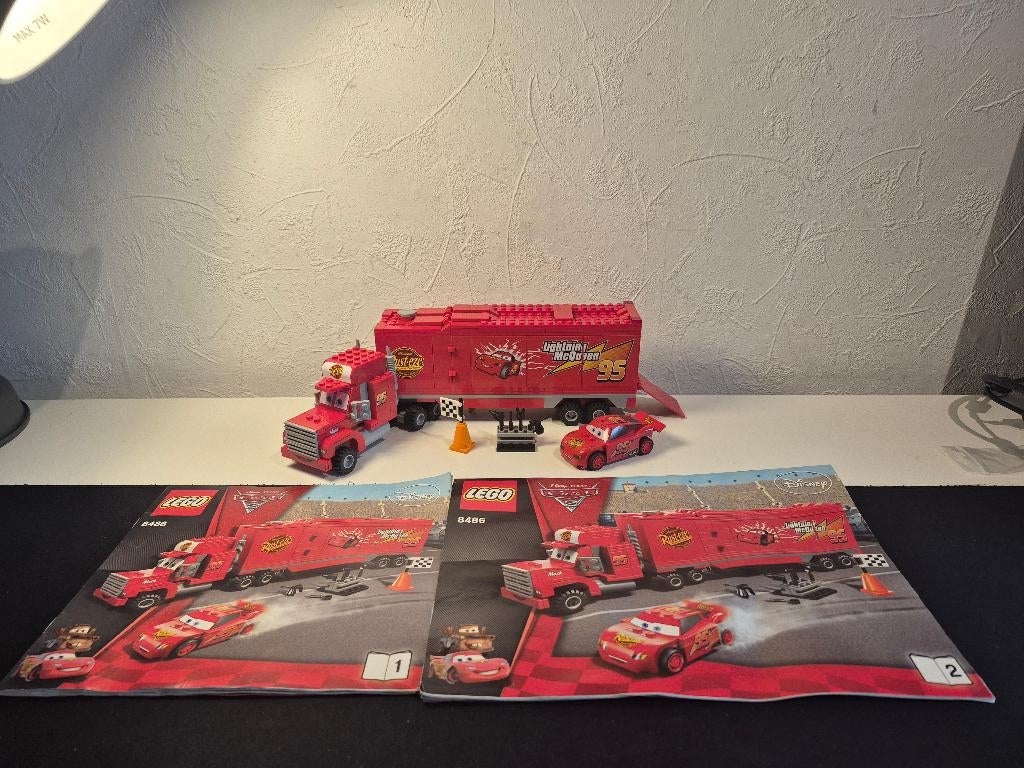 Lego Disney Cars 8486 Mack's Team Truck, Kinderen en Baby's, Speelgoed | Duplo en Lego, Gebruikt, Lego, Ophalen of Verzenden, Disney