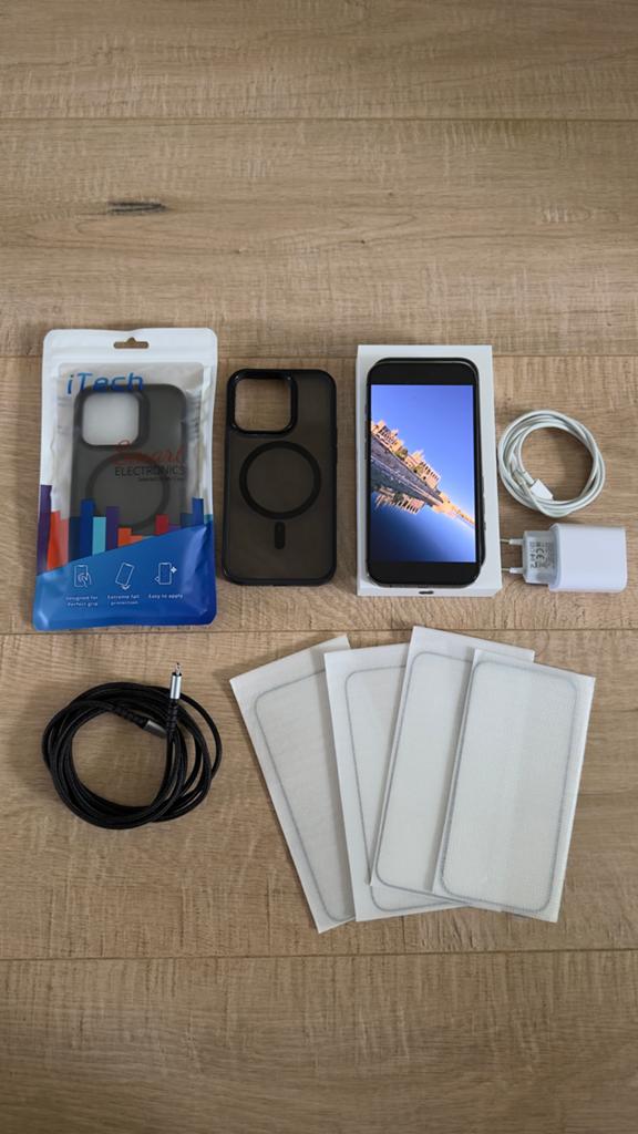 iPhone 14 Pro 512GB - met veel accessoires, Telecommunicatie, Mobiele telefoons | Apple iPhone, 512 GB, IPhone 14 Pro, Zwart, Ophalen of Verzenden