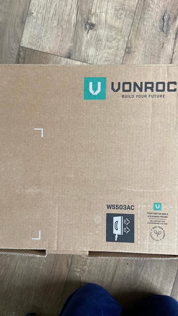 Vonroc 1900-2300 W behangafstomer/Wallpaper steamer, Ophalen, Zo goed als nieuw