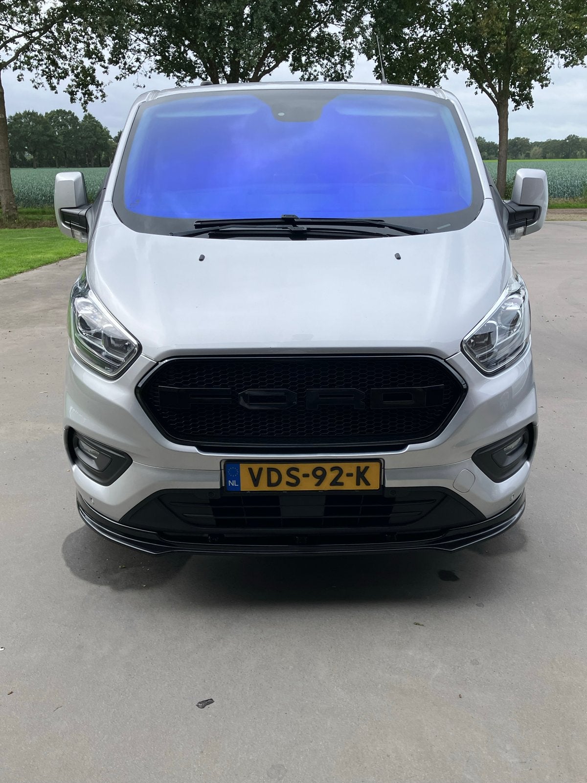 Ford Transit Custom GB 2.0 Tdci 170PK 320 L2h1 2019 Grijs, Auto's, Voorwielaandrijving, 1995 cc, 4 cilinders, 2800 kg