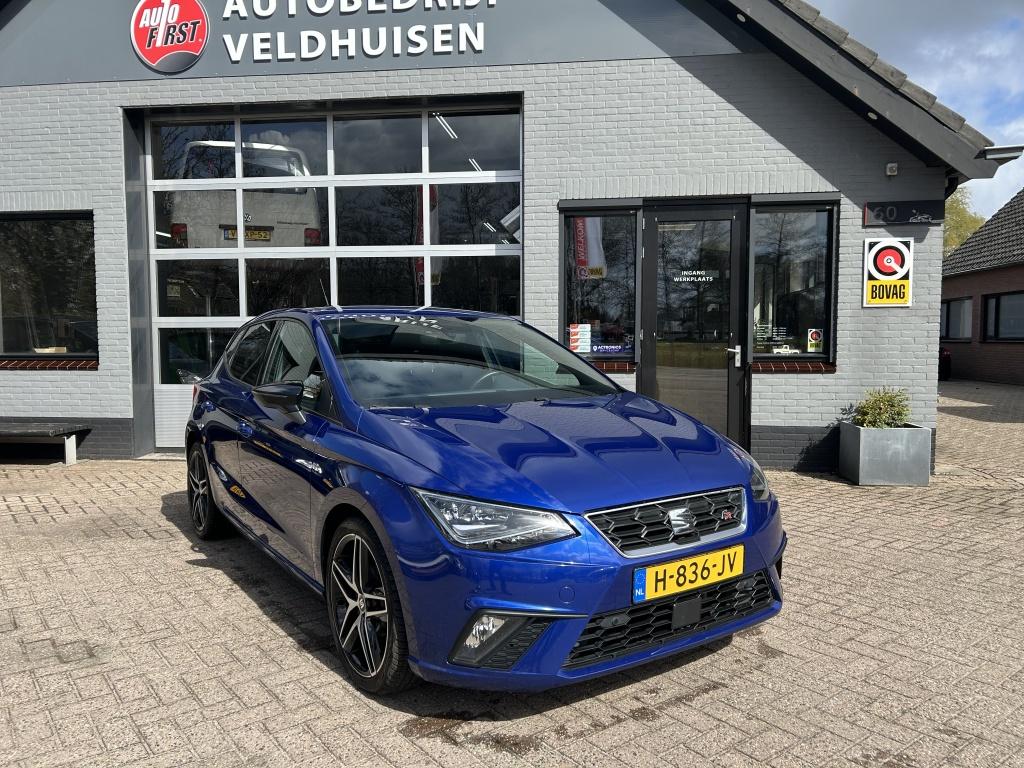 SEAT Ibiza 1.0 TSI FR BnsInt. (bj 2020), Euro 6, 95 pk, Blauw, Ibiza