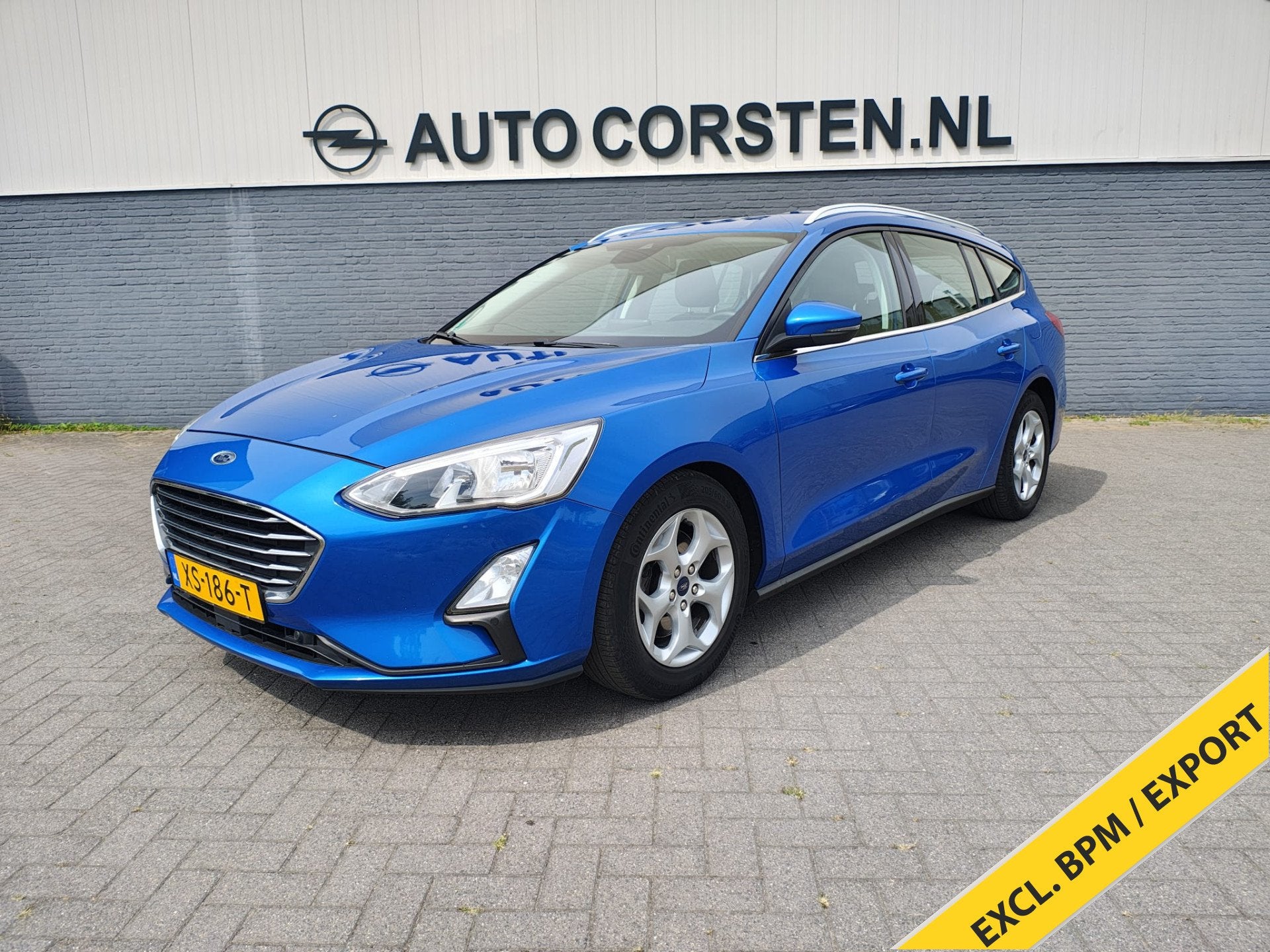 Ford FOCUS Wagon 1.5T 150PK Stoel+Stuur+Voorruitverwarming N, Stof, Blauw, Origineel Nederlands, Handgeschakeld