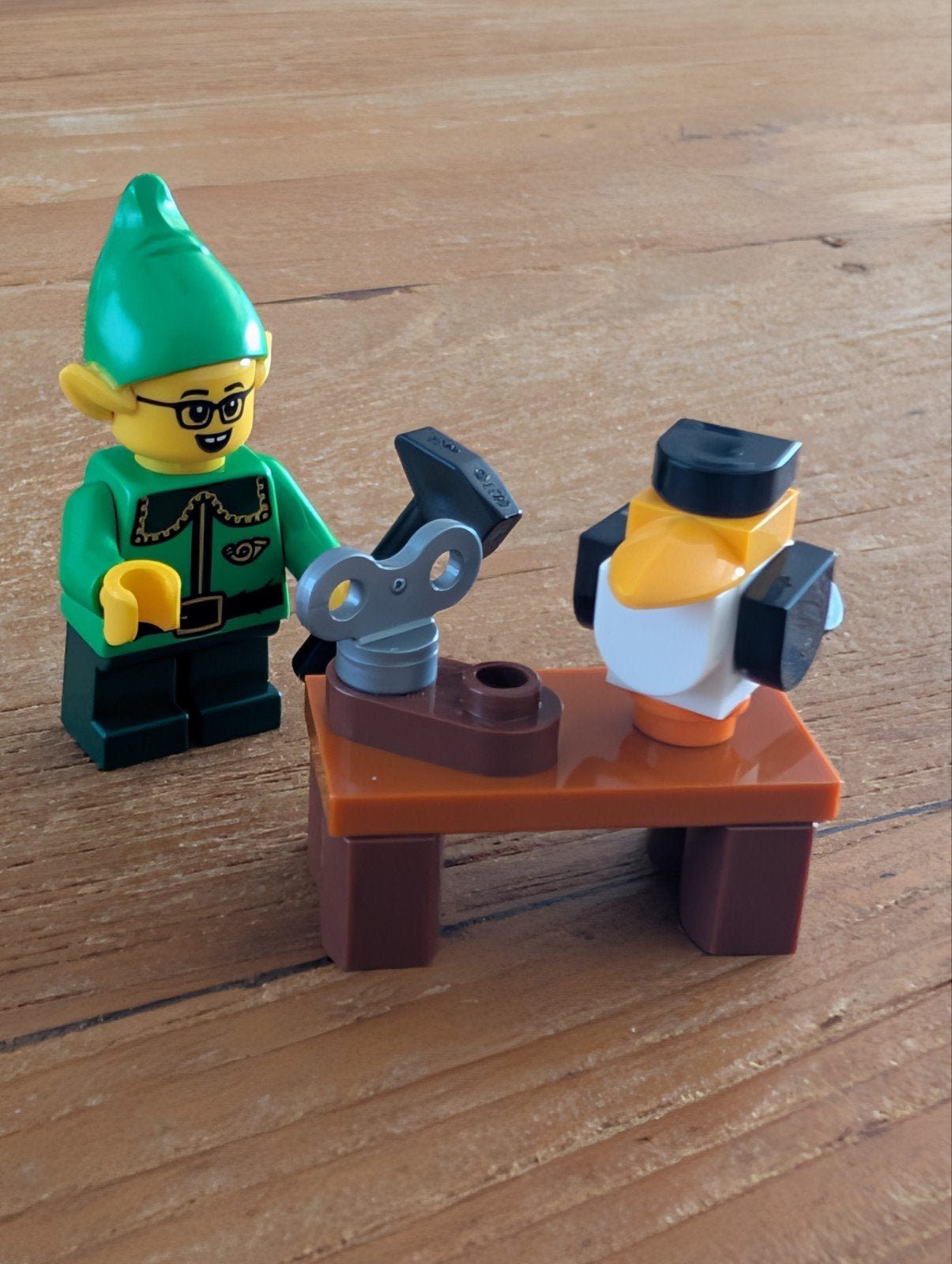 Lego Minifigures kerst/ kerstelf met accessoires, Lego, Nieuw, Ophalen of Verzenden, Minifiguur