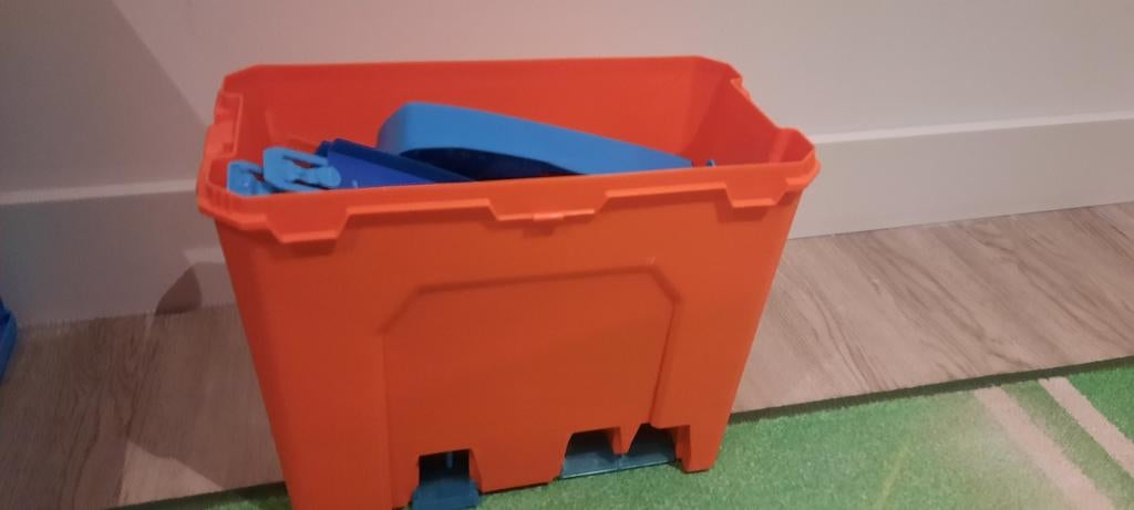 Hot Wheels baandelen en opbergbox, Kinderen en Baby's, Speelgoed | Overig, Zo goed als nieuw, Jongen of Meisje, Ophalen