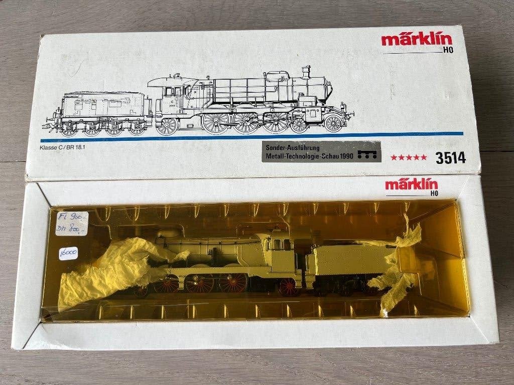Marklin ho 3514 locomotief nieuwstaat, Wisselstroom, Locomotief, Verzenden, Nieuw