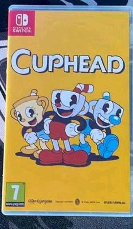 Cuphead Nintendo Switch Game - Zo goed als nieuw, Avontuur en Actie, 2 spelers, Eén computer, Ophalen of Verzenden