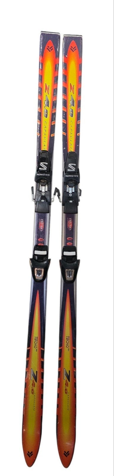 Tecno Pro Z 4.0 Capsulate Carveski's Salomon Bindingen, Ophalen, 140 tot 160 cm, Gebruikt, Salomon