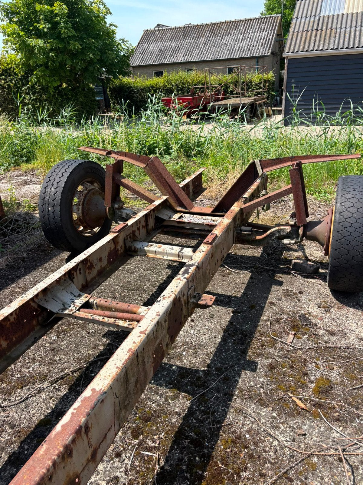 Robuust aanhanger onderstel - boot, Watersport en Boten, Boottrailers, Ophalen, Gebruikt