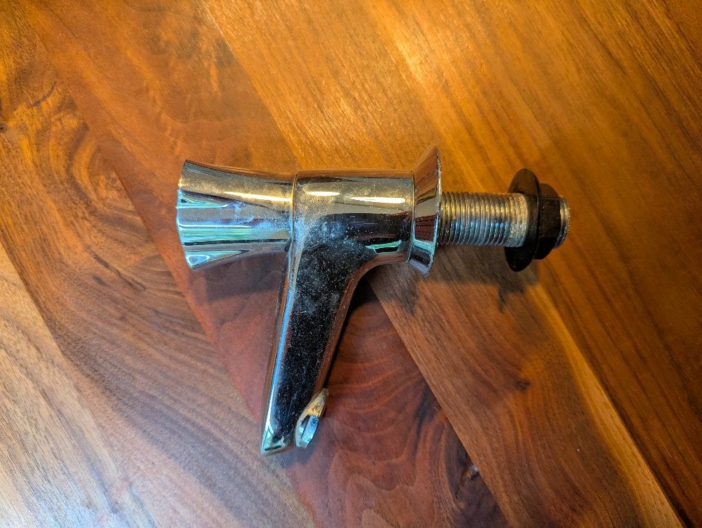 Grohe kraan voor wc fontein of kleine wasbak, Ophalen of Verzenden, Gebruikt, Rvs, Kraan