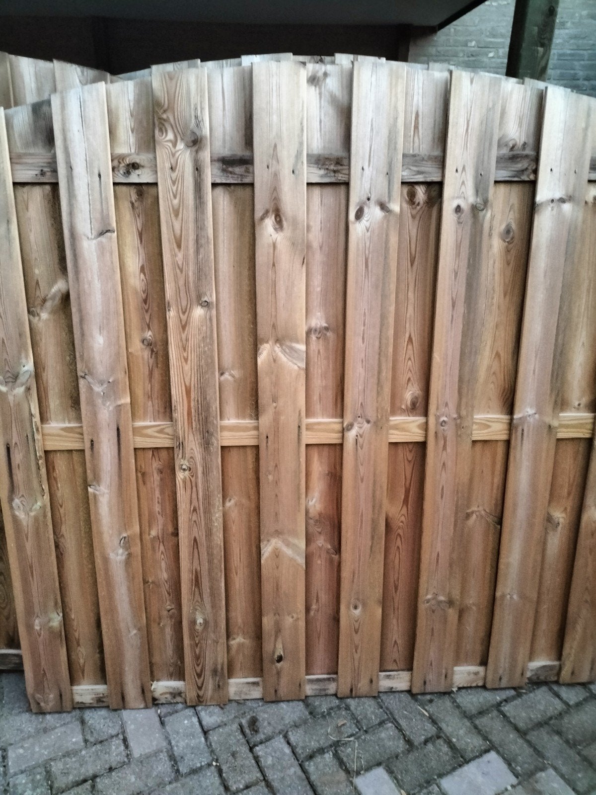te koop 4 schutting panelen., Tuin en Terras, Ophalen, 150 tot 200 cm, Zo goed als nieuw, 150 tot 200 cm