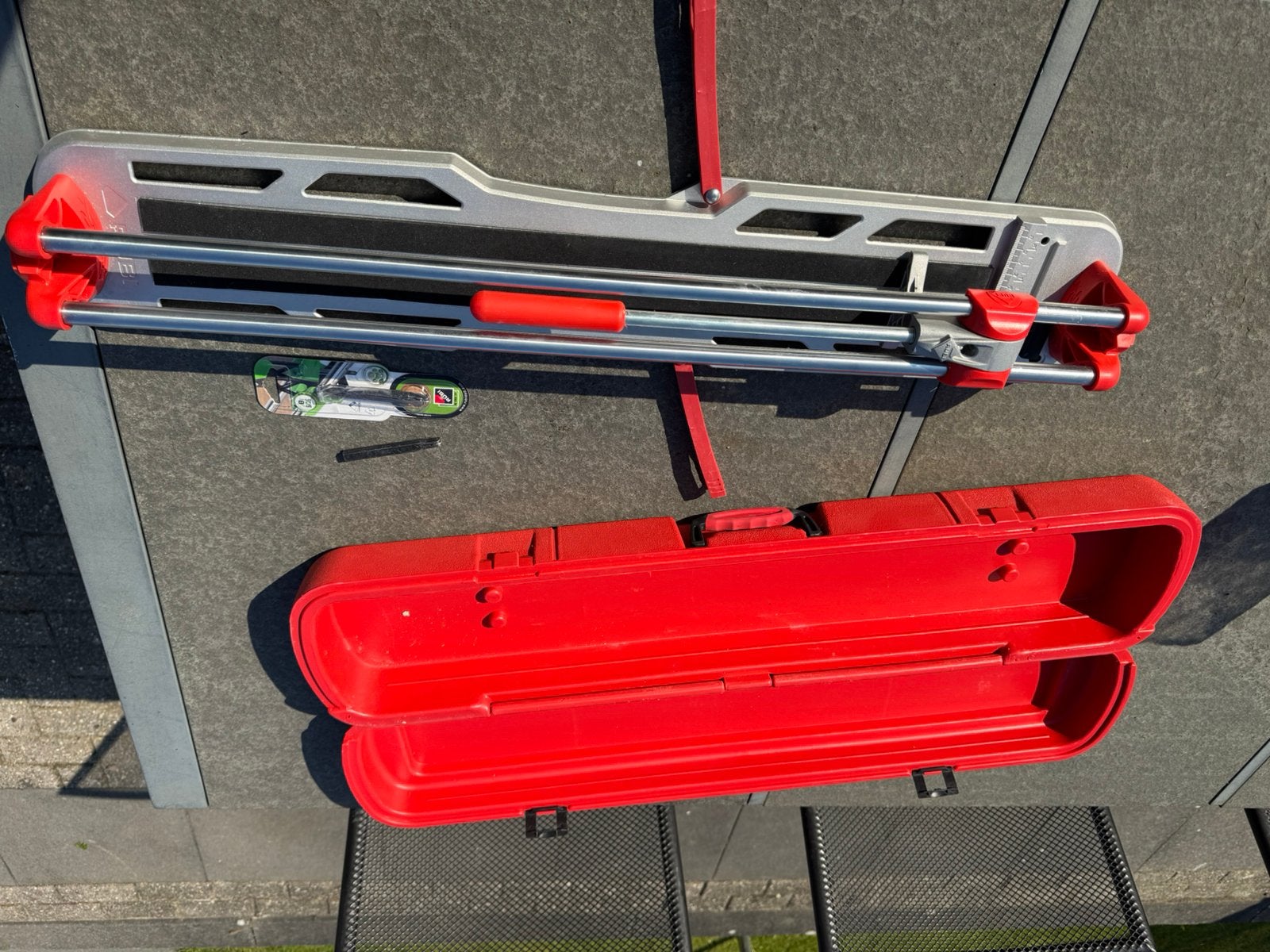 Rubi star 63 tegelsnijder met koffer en nieuw extra mesje, 60 cm of meer, 40 tot 60 cm, Keramiek, Ophalen of Verzenden