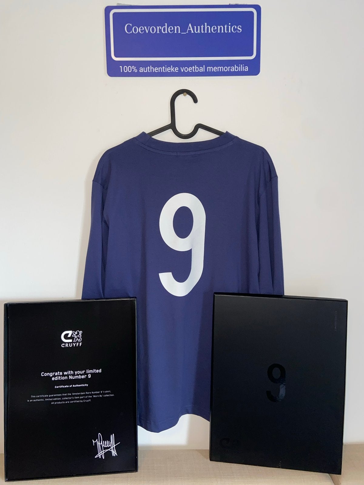 Johan Cruyff Limited Edition Shirt nr 9 - Nieuwstaat Maat S, Verzamelen, Ophalen of Verzenden, Nieuw, Overige binnenlandse clubs