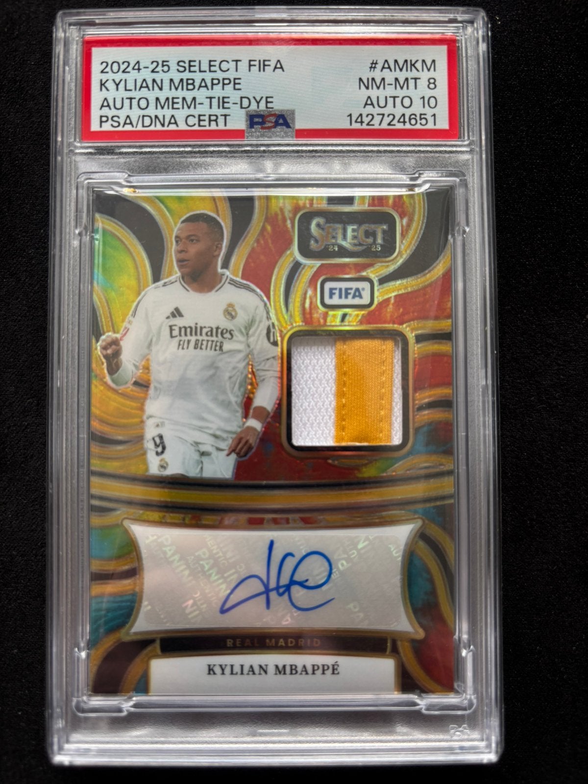 Kylian Mbappe auto patch 14/25 fifa select 24/25, Ophalen, Zo goed als nieuw, Plaatje