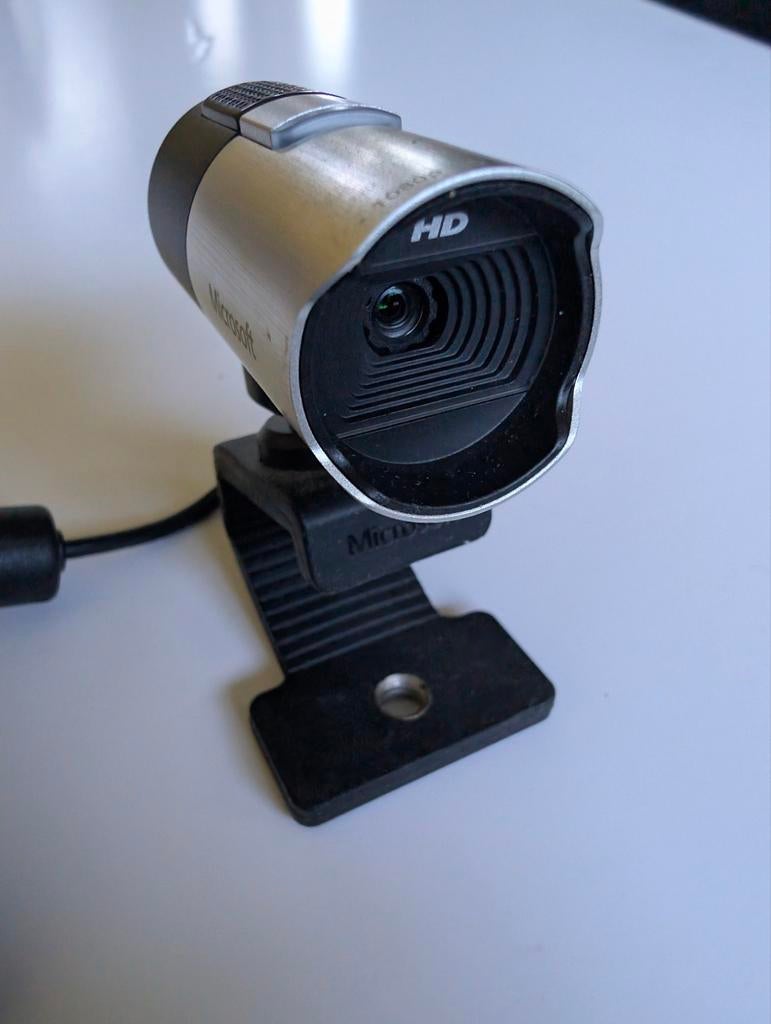 Microsoft LifeCam HD-3000 Webcam, Computers en Software, Webcams, Gebruikt, Ophalen of Verzenden, Monitorclip, ChromeOS