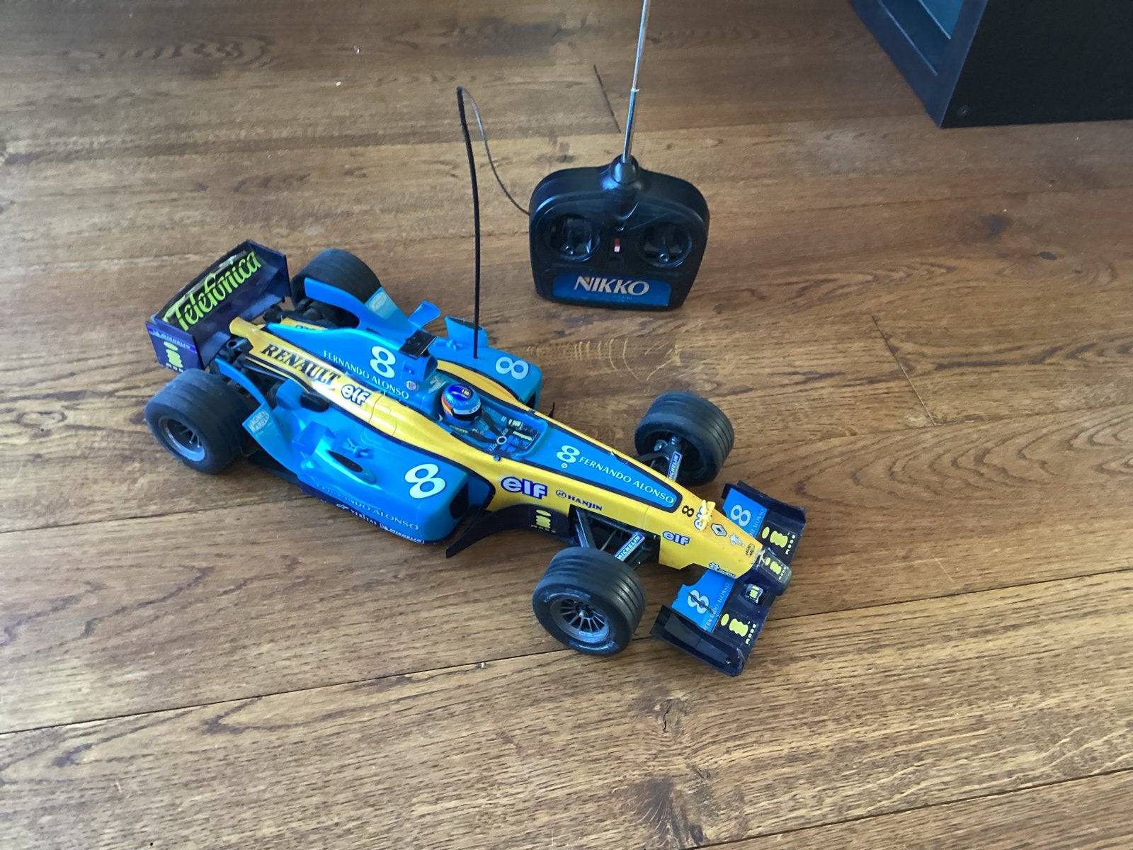 Nikko RC Renault F1 Fernando Alonso, Elektro, Gebruikt, Ophalen of Verzenden, Auto onroad