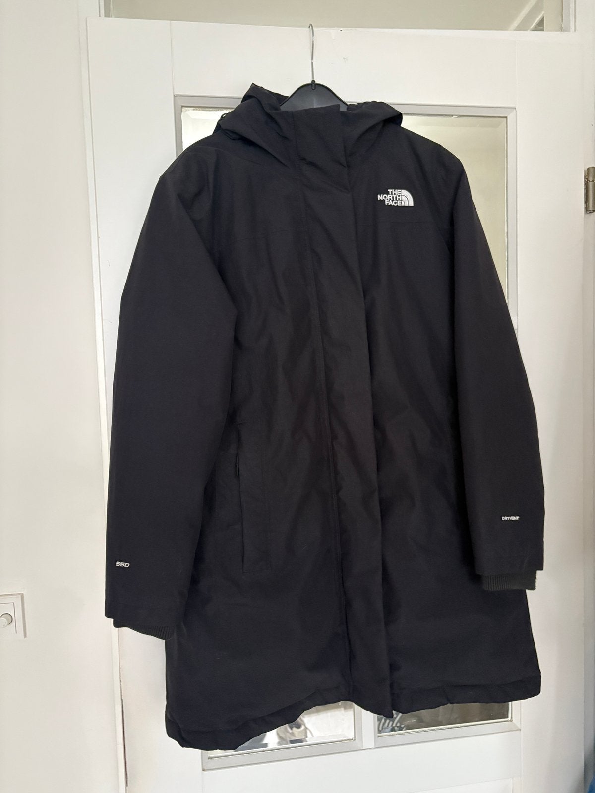 The North Face Arctic Parka 550 DryVent Dames Zwart XL, Ophalen of Verzenden, Gedragen, Maat 46/48 (XL) of groter, Zwart