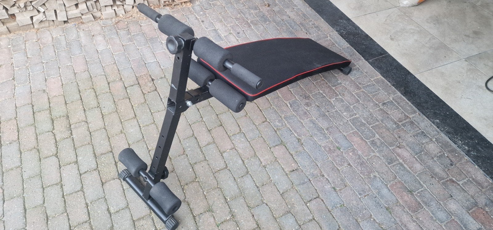 Verstelbare Fitnessbank voor Buikspieroefeningen, Ophalen of Verzenden, Gebruikt, Buik, Fitnessbank