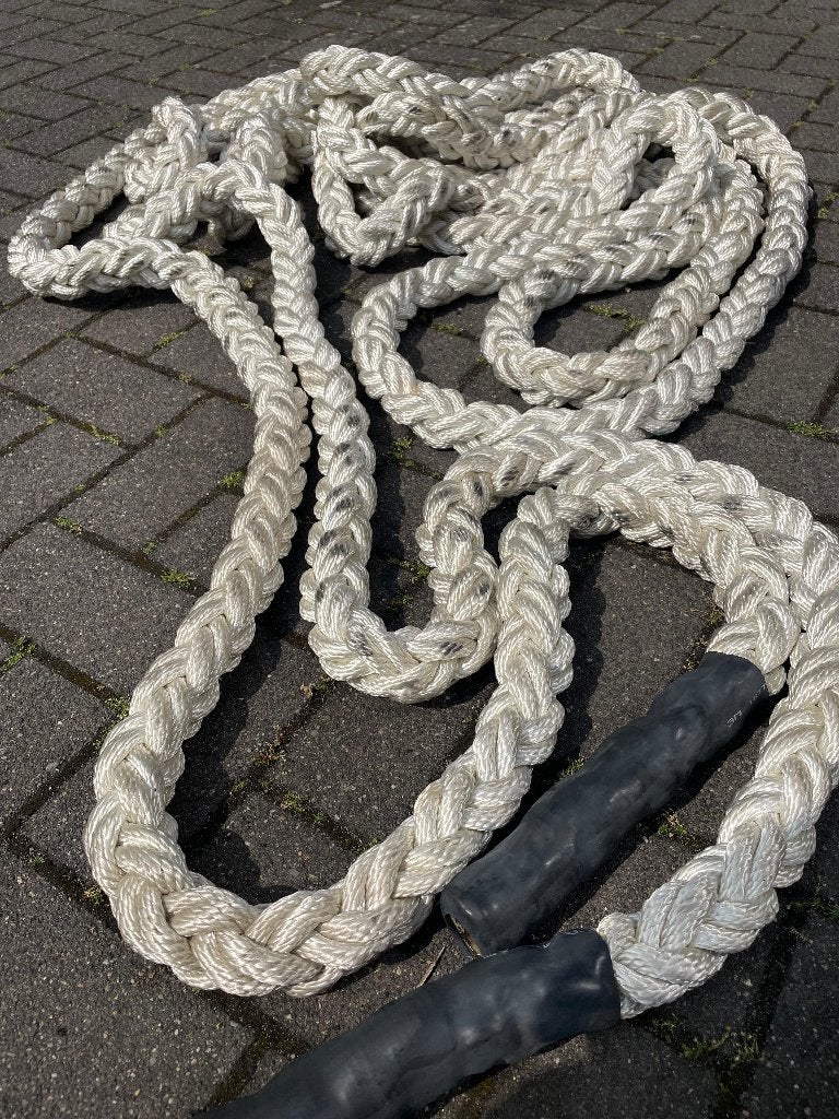 Battlerope – 18 meter - gebruikt, Sport en Fitness, Fitnessmaterialen, Ophalen, Gebruikt, Buik, Battle rope
