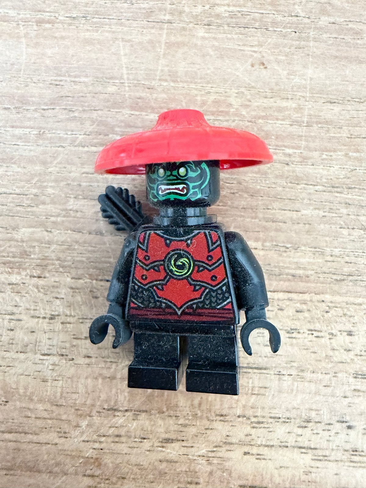 LEGO Ninjago Ghost Archer Minifiguur (2015) - Rode Hoed, Kinderen en Baby's, Speelgoed | Duplo en Lego, Gebruikt, Lego, Ophalen of Verzenden