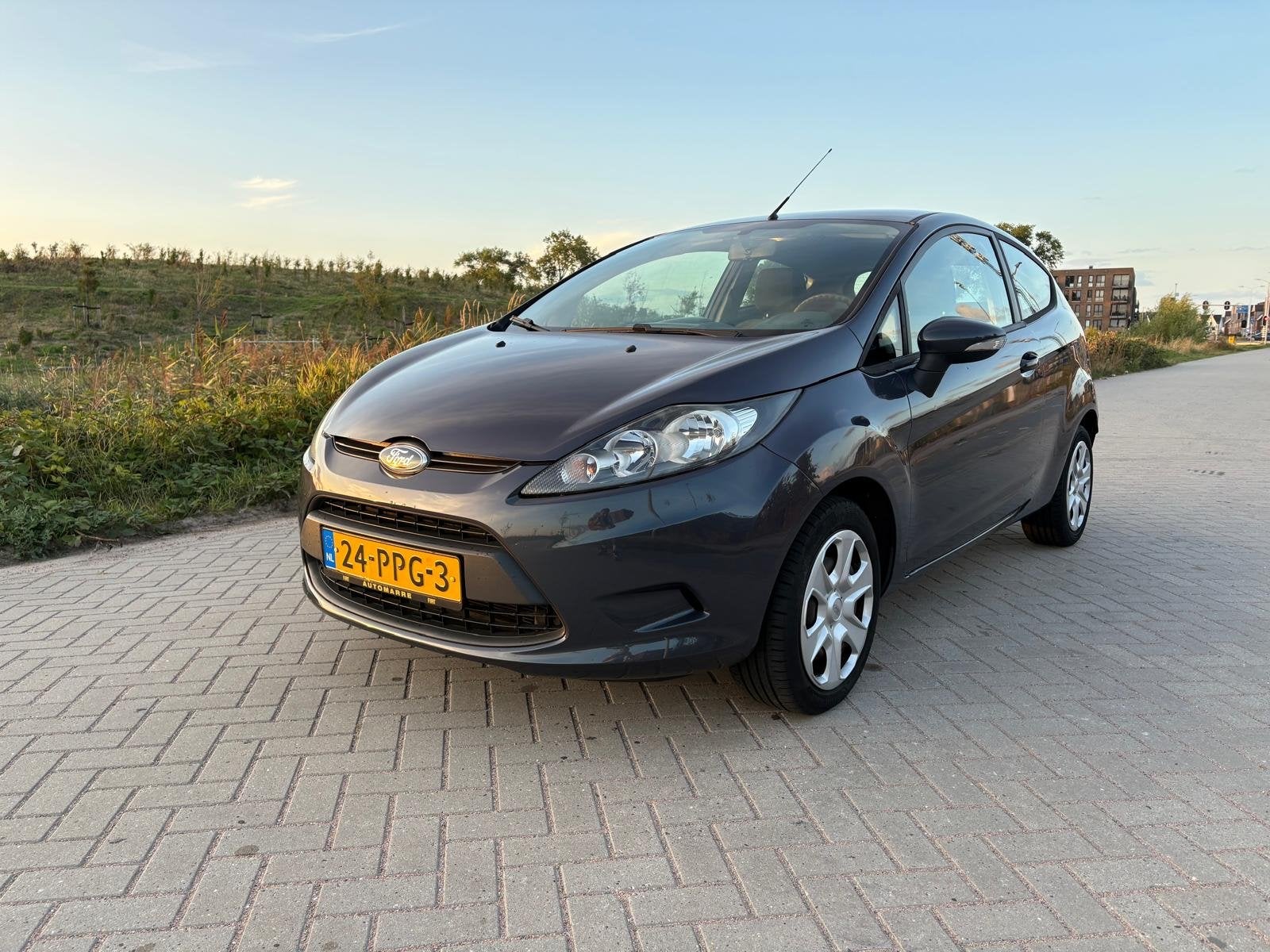 Nette Ford Fiësta 1.25 NAP 53 dkm! 2011 Grijs, Voorwielaandrijving, 4 cilinders, Origineel Nederlands, Handgeschakeld
