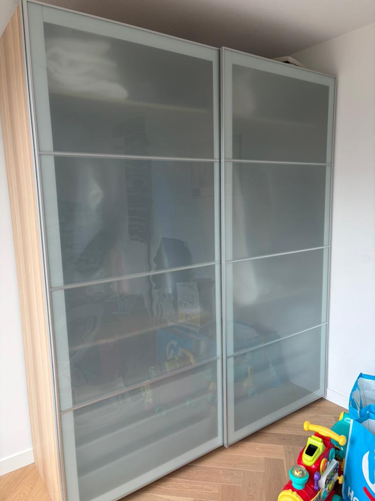 Schuifdeuren voor PAX kast, Huis en Inrichting, Kasten | Kledingkasten, Ophalen, 200 cm of meer, Zo goed als nieuw, 200 cm of meer