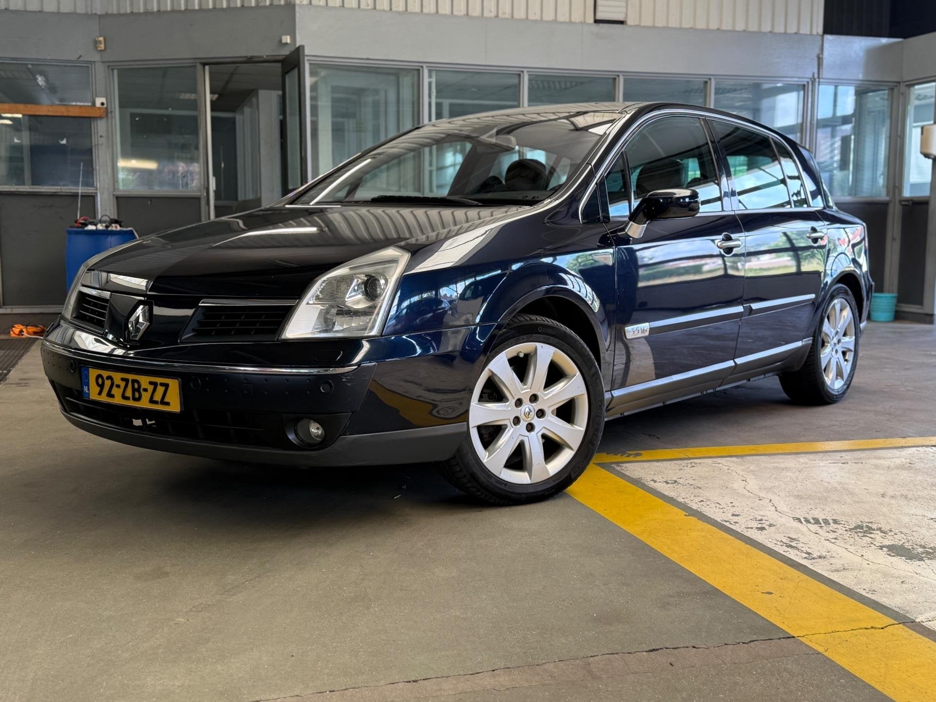 Renault Vel Satis 3.5 V6 24V Initiale | Full options | Leder, Gebruikt, Blauw, Bedrijf, 1695 kg