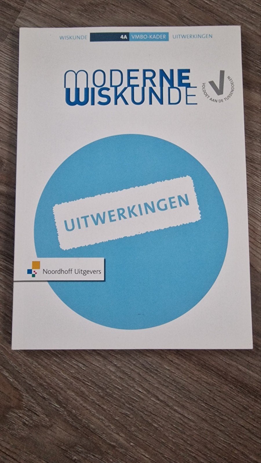 Moderne Wiskunde 10e ed vmbo-k 4a uitwerkingenboek, Ophalen of Verzenden, Nieuw, Wiskunde A