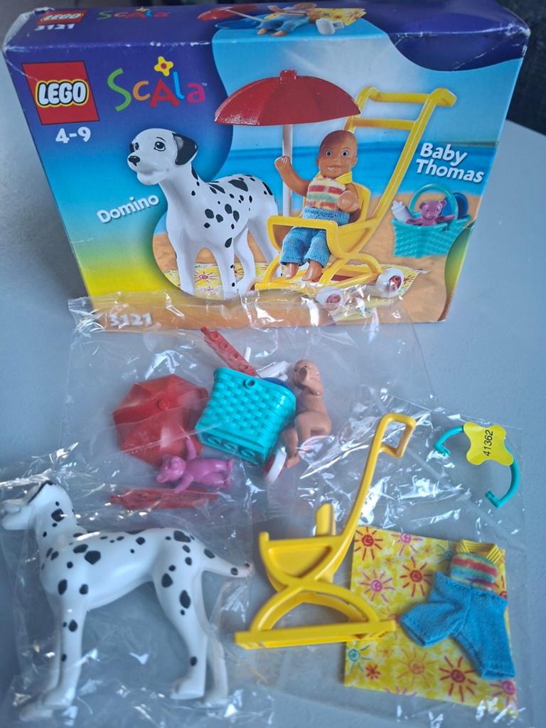 Lego Scala 3121 Baby Thomas met Domino de hond, Overige thema's, Lego, Ophalen of Verzenden, Zo goed als nieuw
