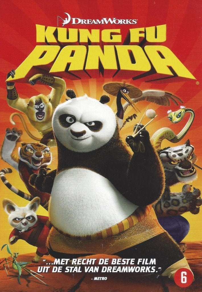 DVD: Kung Fu Panda (Jack Black), Ophalen, Amerikaans, Nederlands, Zo goed als nieuw