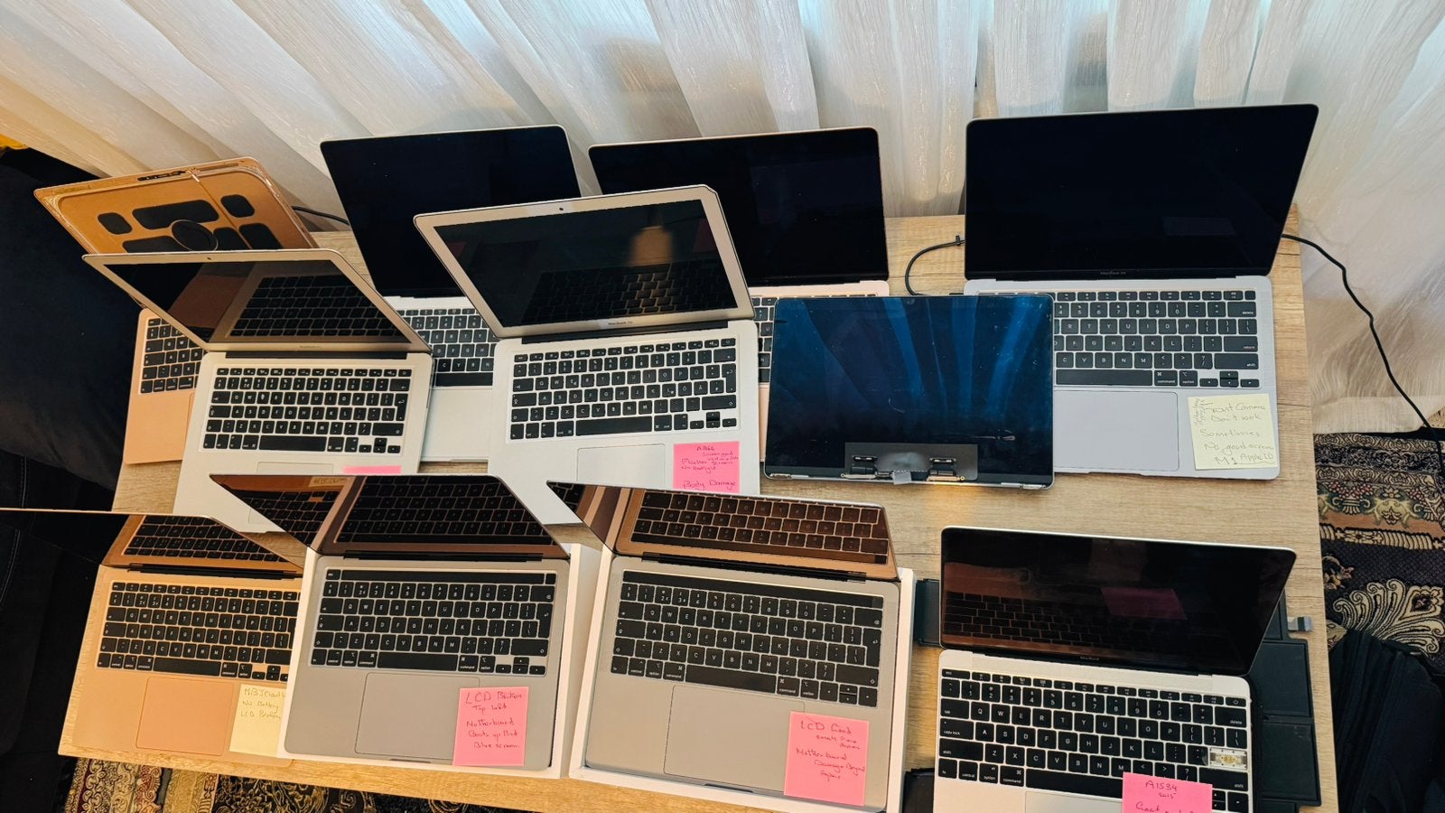 MacBook Air & Pro – Defect / Voor onderdelen of reparatie, Computers en Software, Apple Macbooks, 2 tot 3 Ghz, 13 inch, Zo goed als nieuw