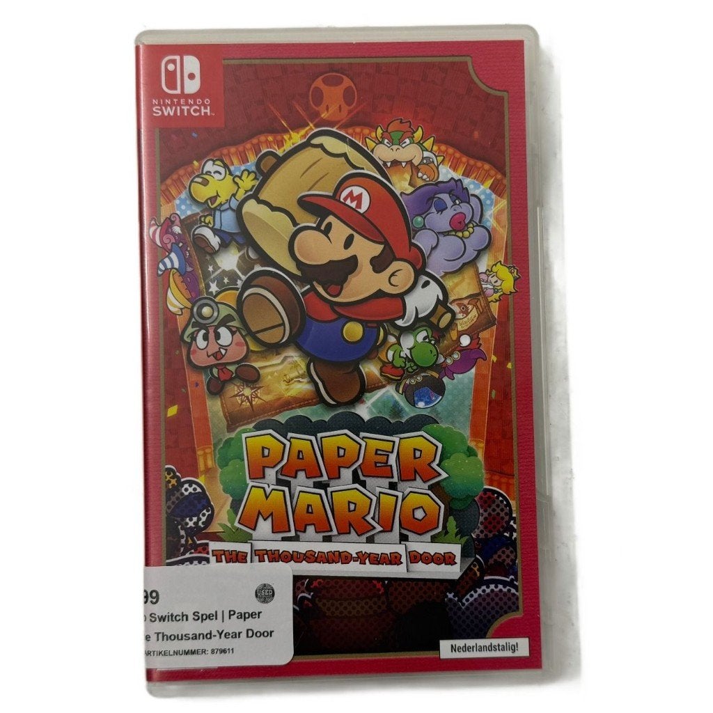 Nintendo Switch Spel | Paper Mario The Thousand-Year Door, Dordrecht@usedproducts.nl, Toulonselaan 72, 1 speler, Ophalen of Verzenden