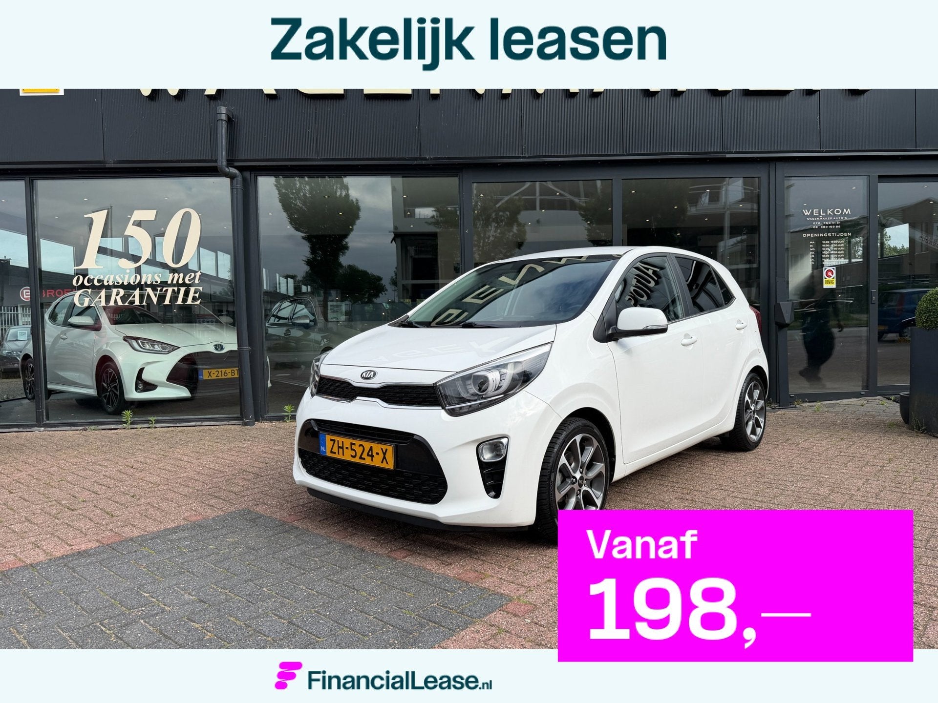 Kia Picanto 1.0 CVVT Design ed. Leder|Cruise|NAV|Cam|Carplay, Voorwielaandrijving, 12 maanden, Gebruikt, Euro 6