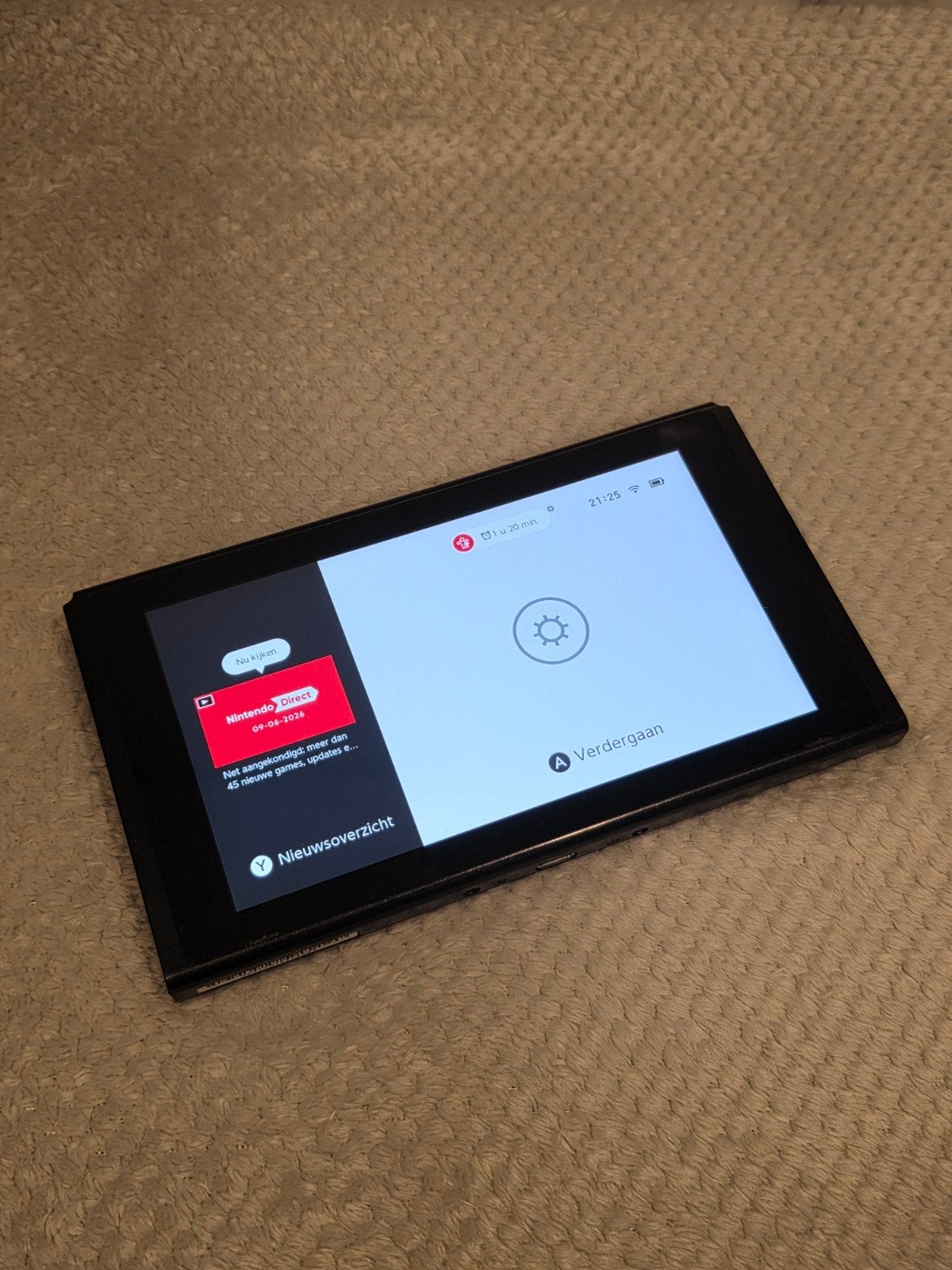Nintendo Switch console – werkt, met ouderlijk toezicht, Ophalen of Verzenden, Gebruikt, Zonder controller, Switch Original