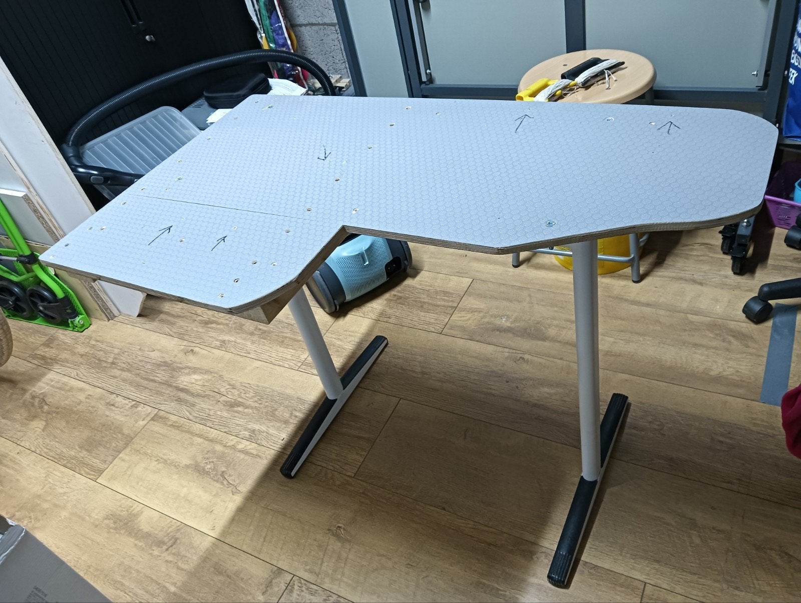 Schiet tafel luchtbuks schietsport, Ophalen, Gebruikt