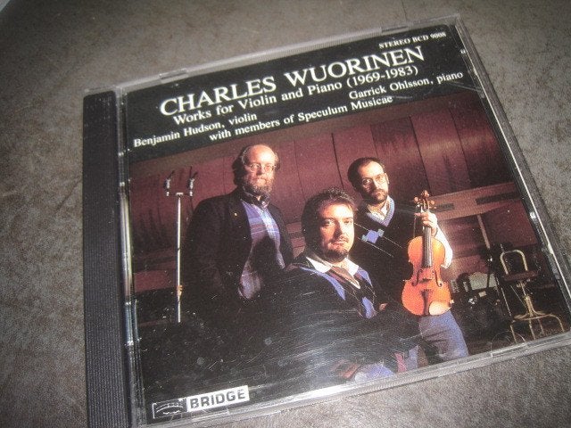 Charles Wuorinen Works for violin and piano op Bridge, Ophalen of Verzenden, Classicisme, Zo goed als nieuw, Kamermuziek