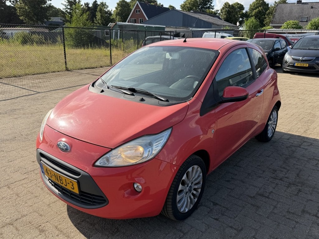 Ford Ka 1.2 Titanium X| ROOD| CLIMA| CRUISE| LM| 150DKM NAP, Auto's, Voorwielaandrijving, Stof, Gebruikt, 1242 cc
