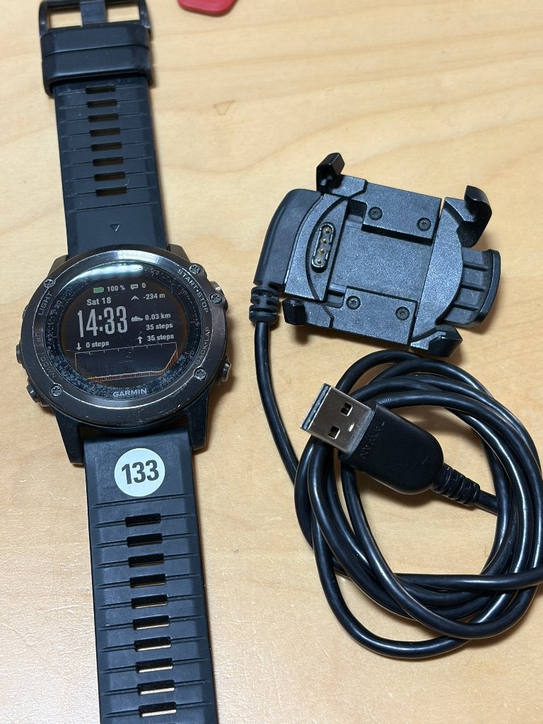 Garmin Fenix 3 (GPSinruil-nr 133), Gebruikt, Bramenberg 9, Zwart, Garmin