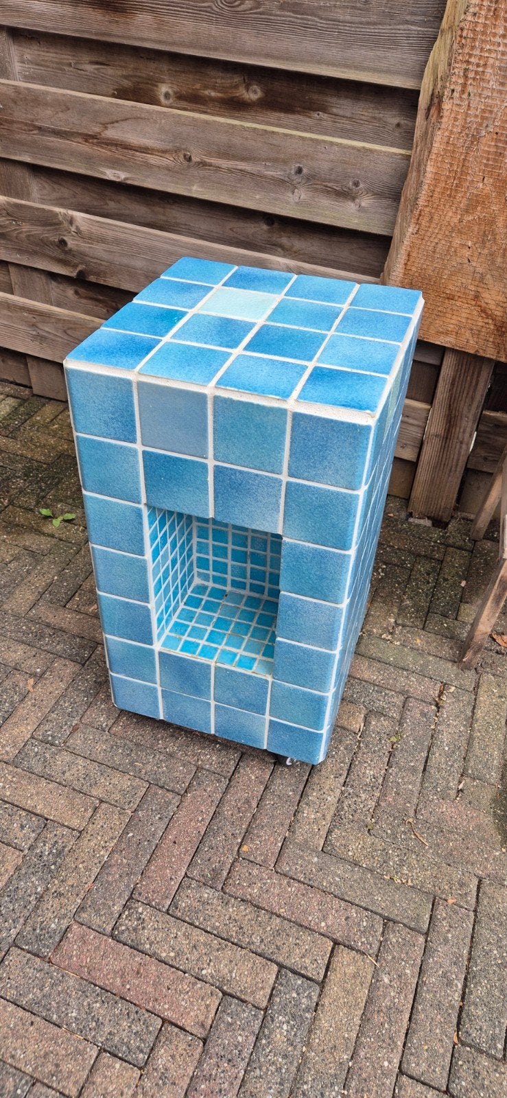 tegel tafeltje, Ophalen, Rond, Minder dan 55 cm, 45 tot 60 cm