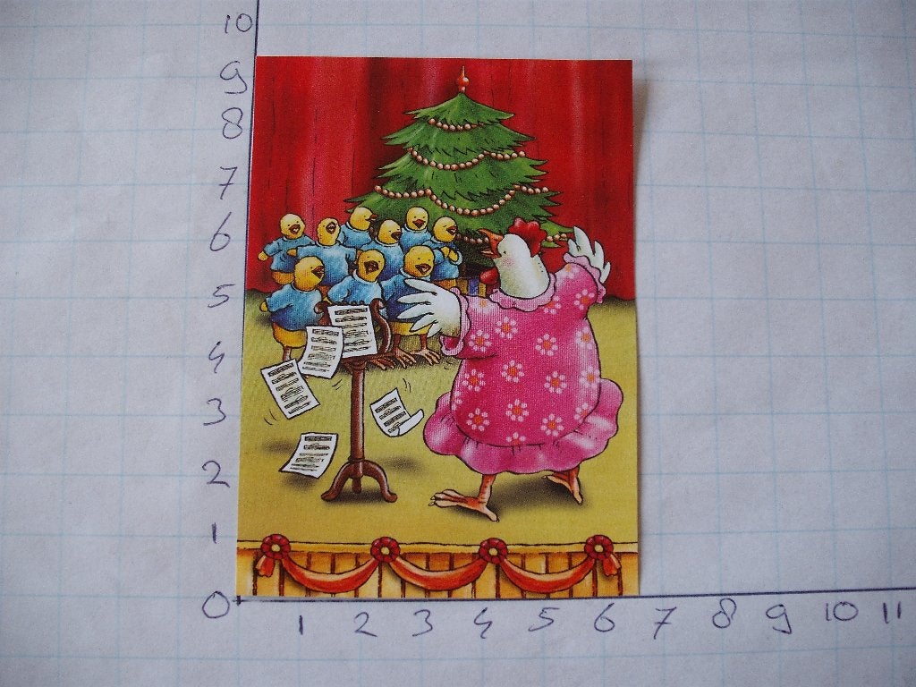 nr. 647 - uitgeknipt 3d plaatje kerst, Ophalen of Verzenden, Nieuw, Kerst, Knipvel