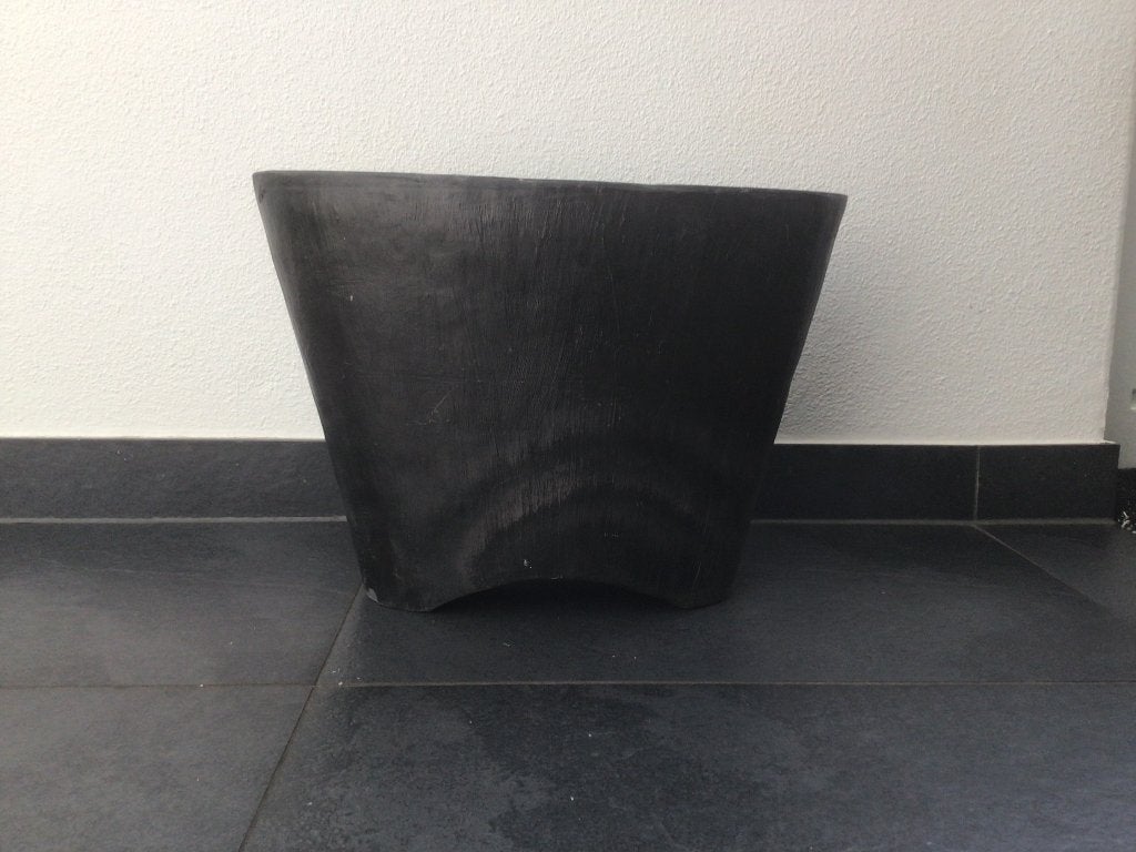 Antraciete bloempot, Ophalen, Zo goed als nieuw, Minder dan 25 cm, Overige vormen