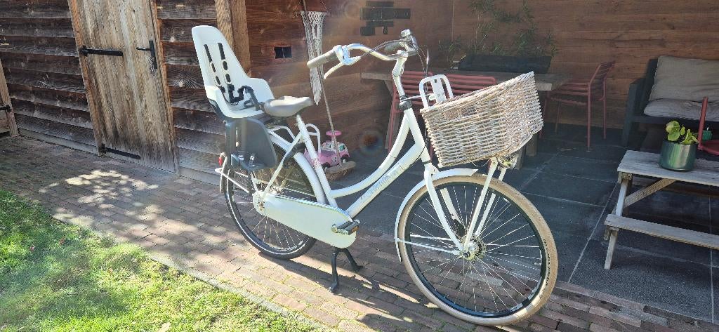 Cortina transport mama fiets zonder zitje!, Fietsen en Brommers, Fietsen | Dames | Moederfietsen, Gebruikt, Mandje, 0 zitjes, Ophalen