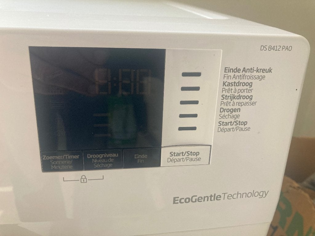 Wasdroger, Witgoed en Apparatuur, Wasdrogers, Ophalen, Energieklasse A of zuiniger, 6 tot 8 kg, Gebruikt