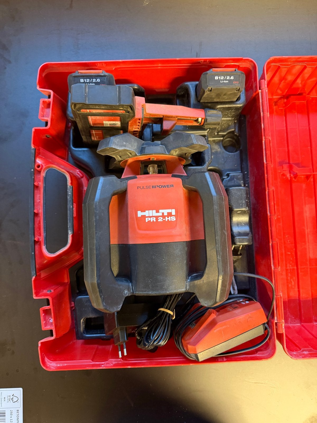 Hilti PR 2-HS Roterende Laser in goede staat - hoogte laser, Ophalen of Verzenden, Gebruikt