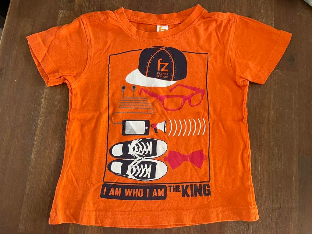 T-shirt oranje maat 92, Kinderen en Baby's, Kinderkleding | Maat 92, Ophalen of Verzenden, Gebruikt, Jongen of Meisje, Shirt of Longsleeve
