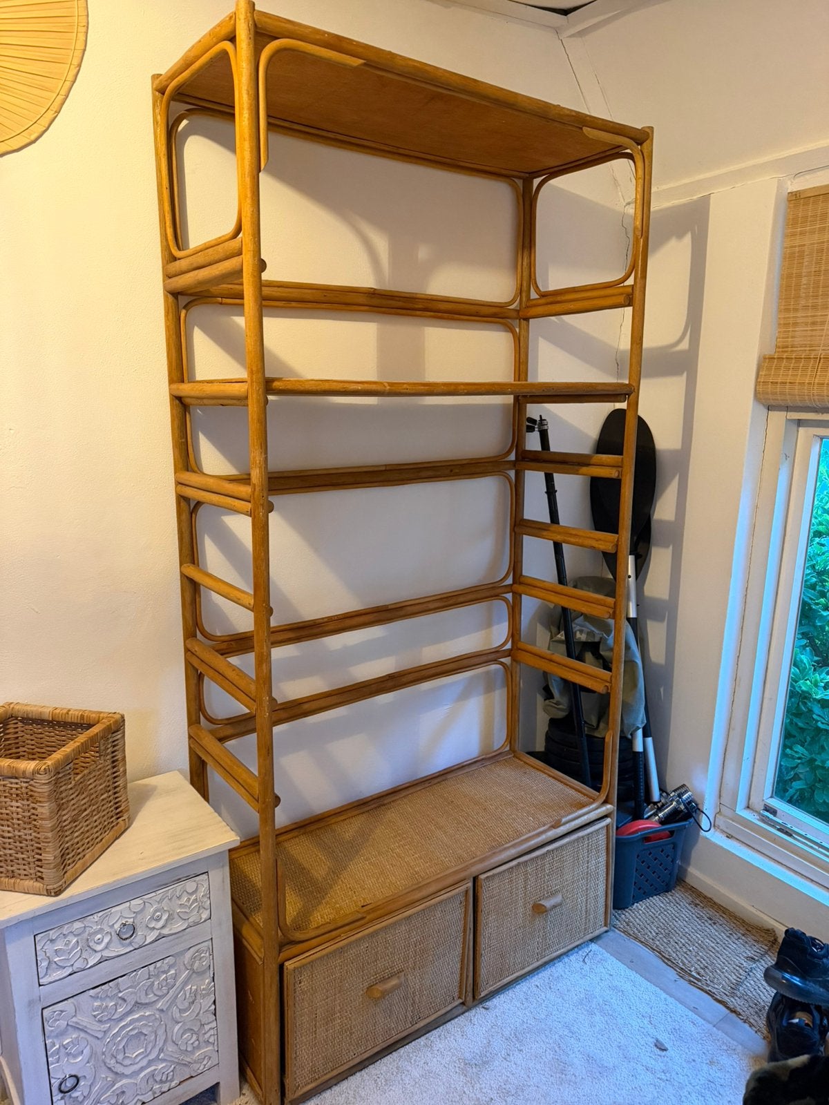 Rotan kast met lades, Ophalen, Gebruikt