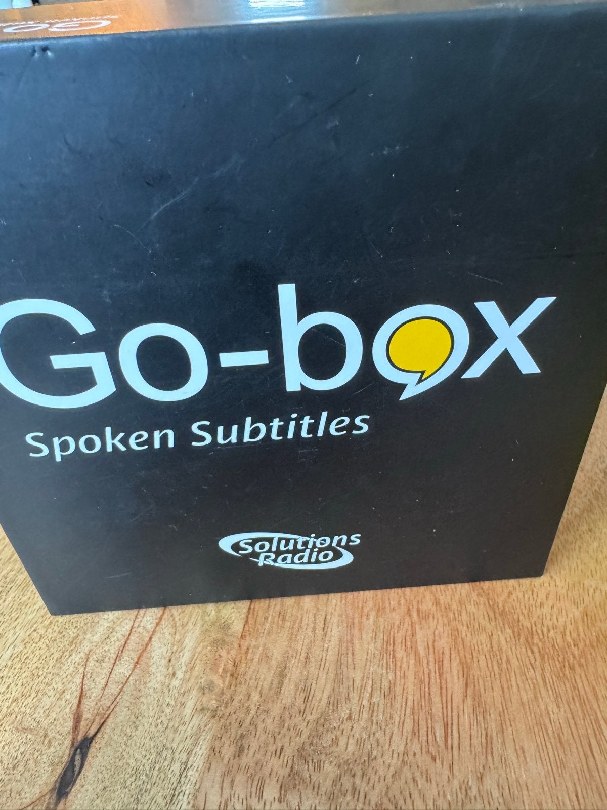 Go-box v1.0 Spoken Subtitles - Hulpmiddel voor leesbeperking, Ophalen, Zo goed als nieuw, Decoder