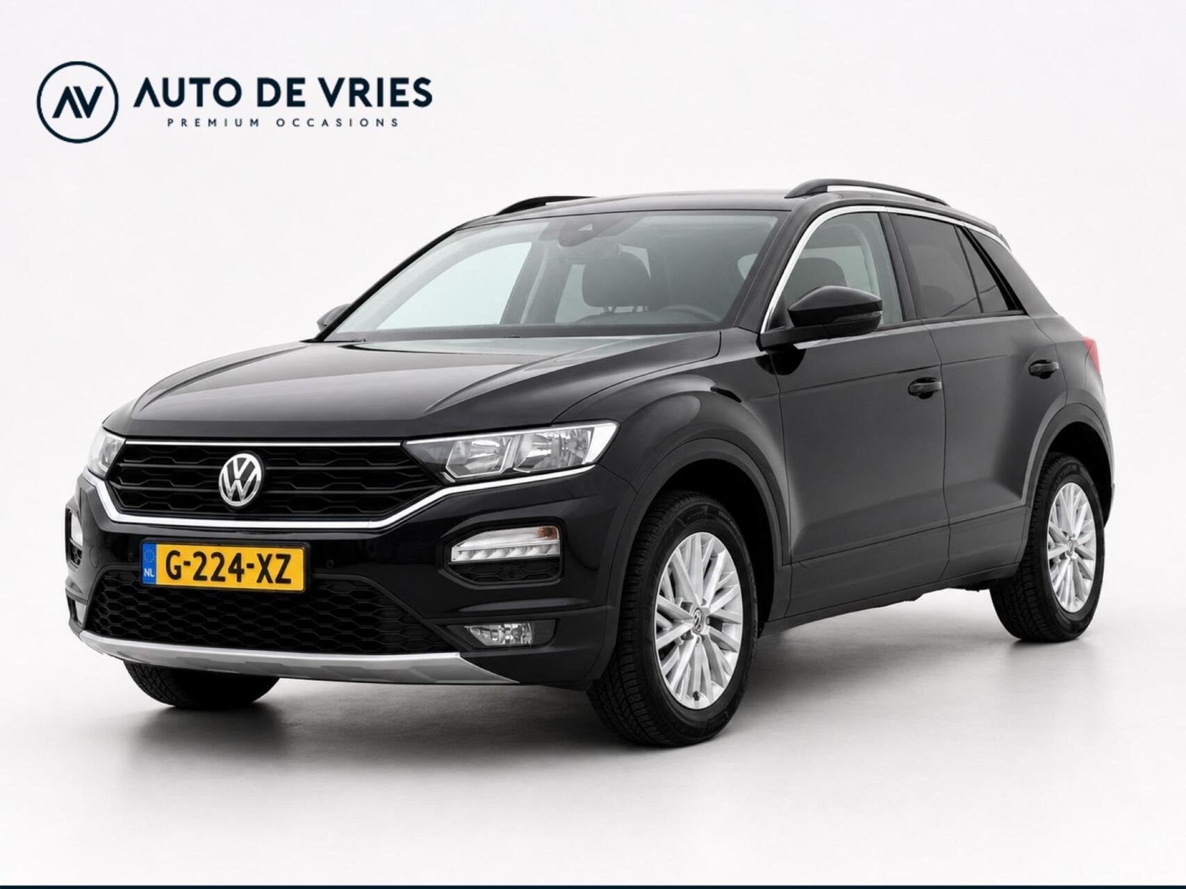 Volkswagen T-Roc 1.0 TSI 116pk Style Business | ECC | Stoelv, Auto's, Automatische klimaatregeling, Stof, Gebruikt, Zwart