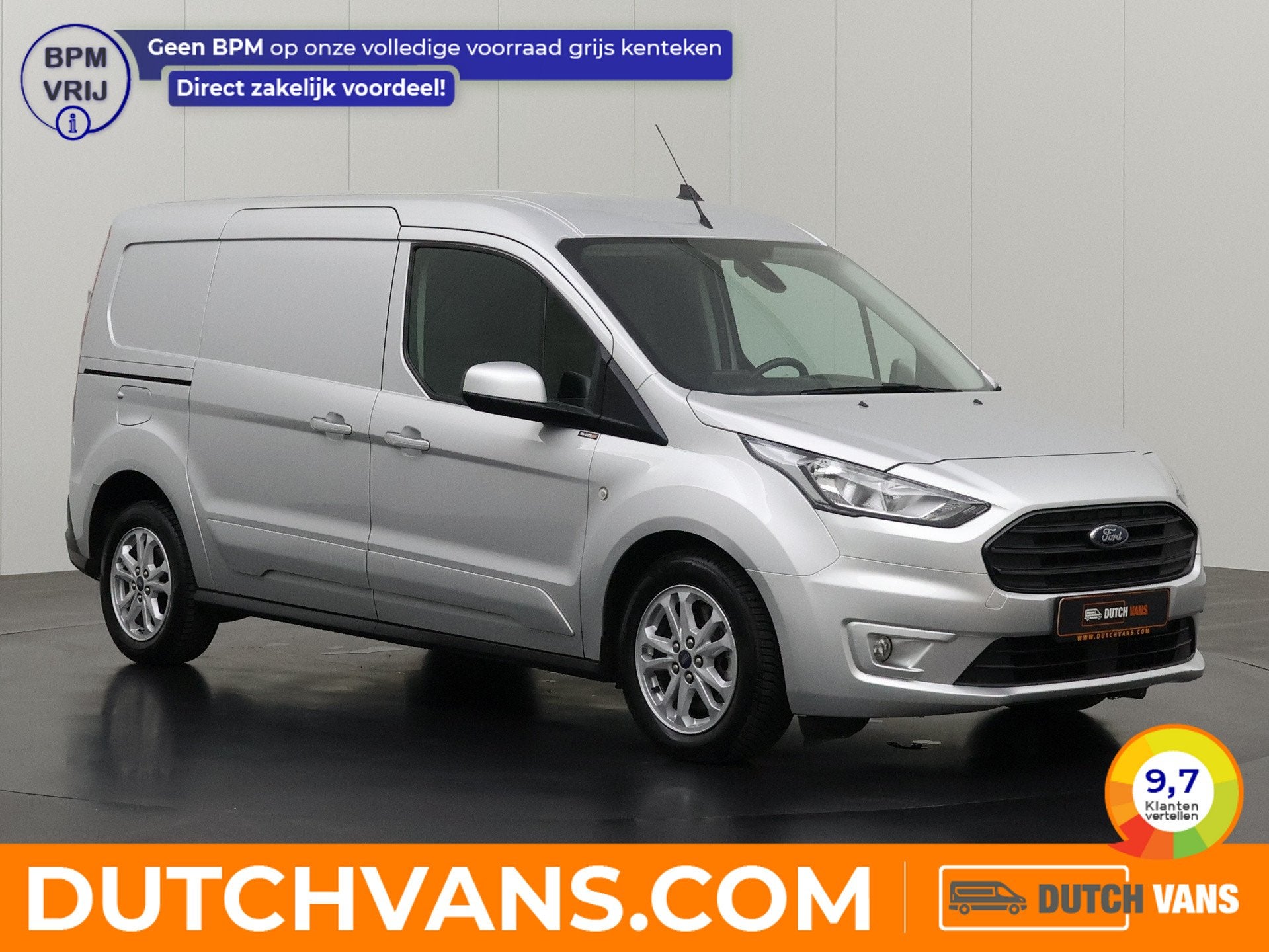 Ford Transit Connect 1.5TDCi 120PK Automaat Lang | 3-Zits |, Auto's, Bestelauto's, Automaat, Stof, Gebruikt, Diesel